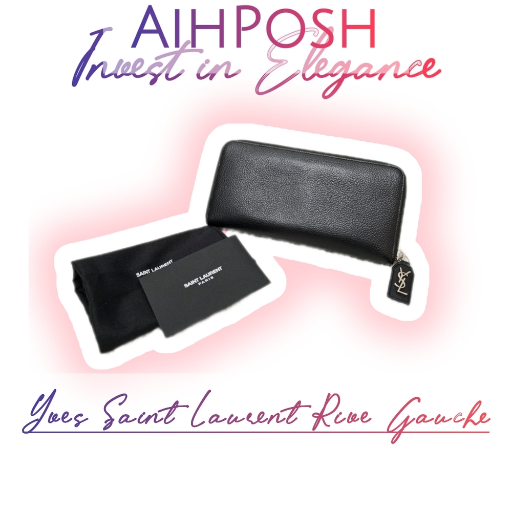 Saint Laurent Rive Gauche Leather Wallet